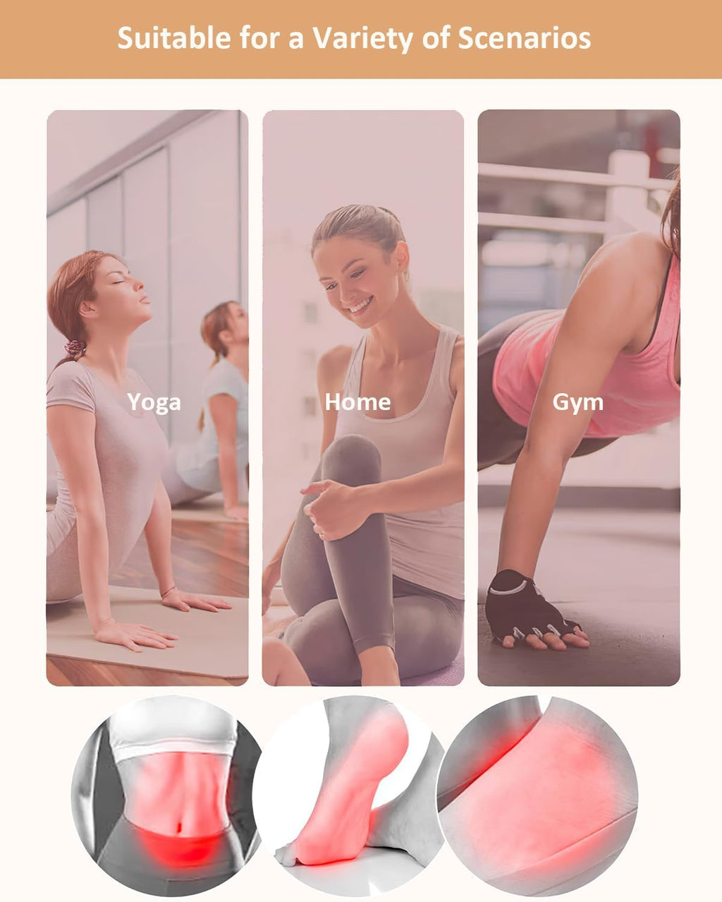 Yikki Pilates Grip Socks 4 Pairs — Non-Slip Yoga & Reformer Socks for Women
