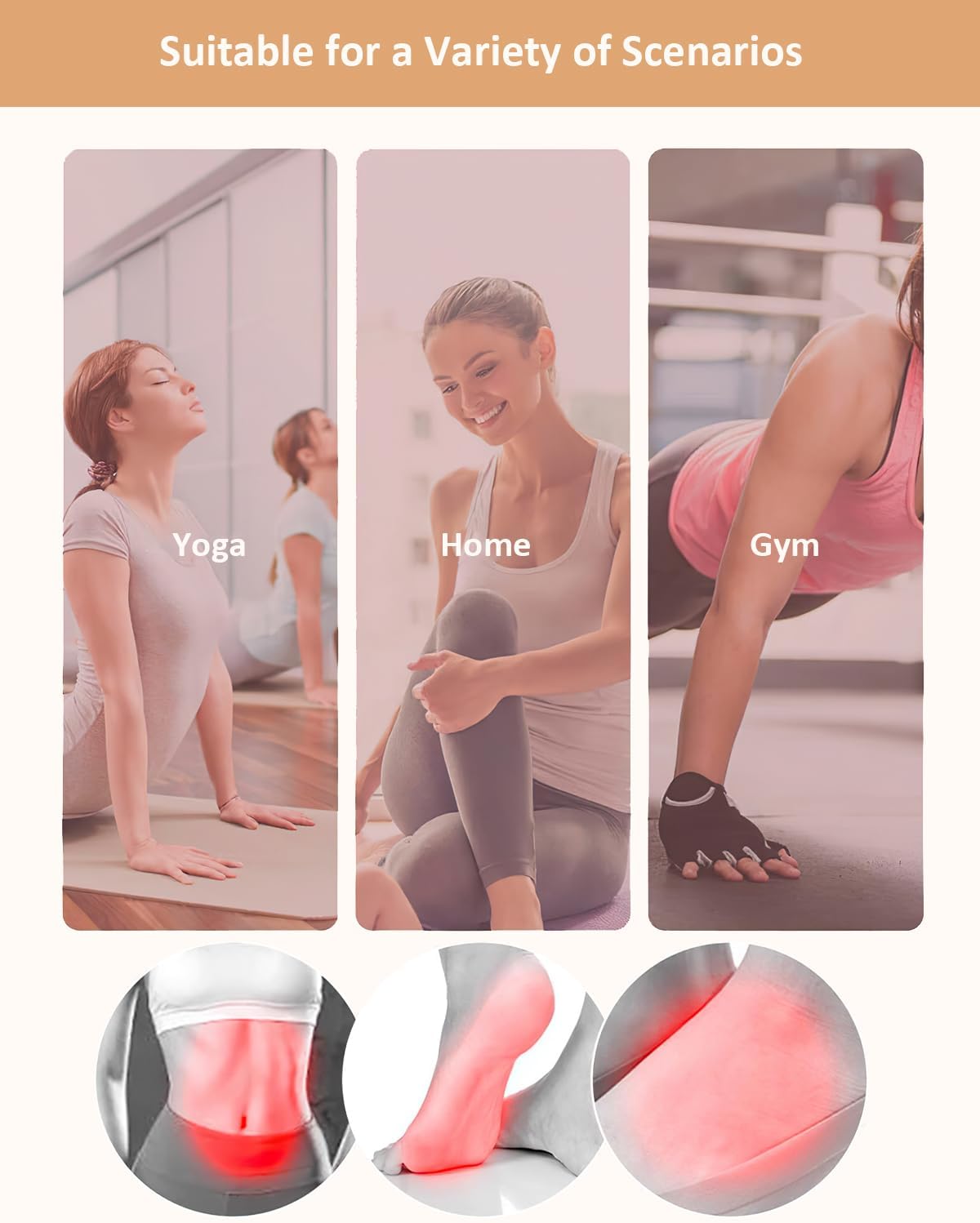 Yikki Pilates Grip Socks 4 Pairs — Non-Slip Yoga & Reformer Socks for Women