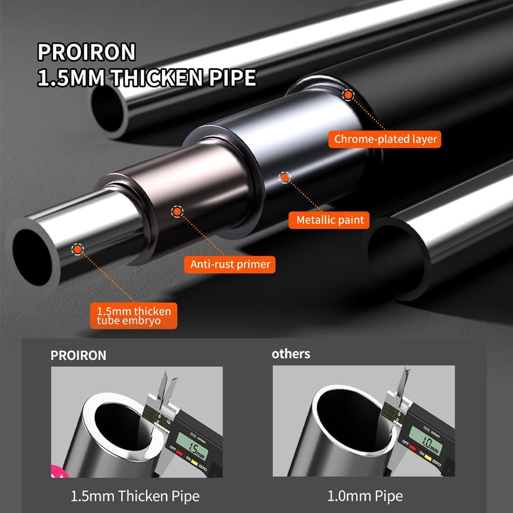 PROIRON Doorway Pull Up Bar — No-Screw Chin Up Bar for Home Gym, 200kg
