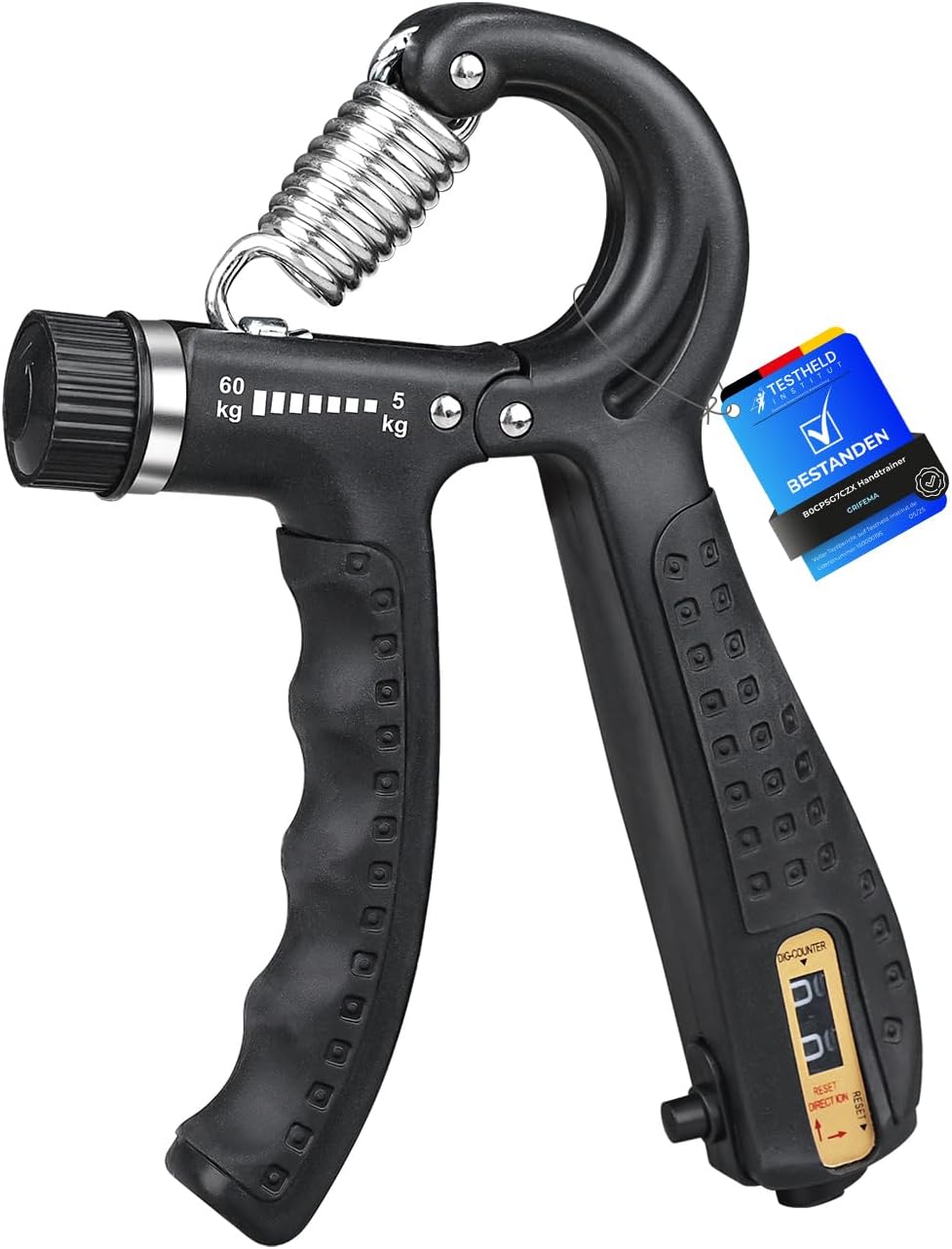 GRIFEMA Hand Grip Strengthener with Counter — Adjustable 5-60kg Forearm Trainer