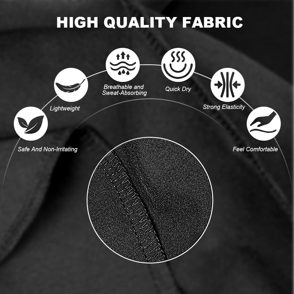 AUYAO Men's Running Shorts — Quick-Dry Gym Shorts with Zip Pockets