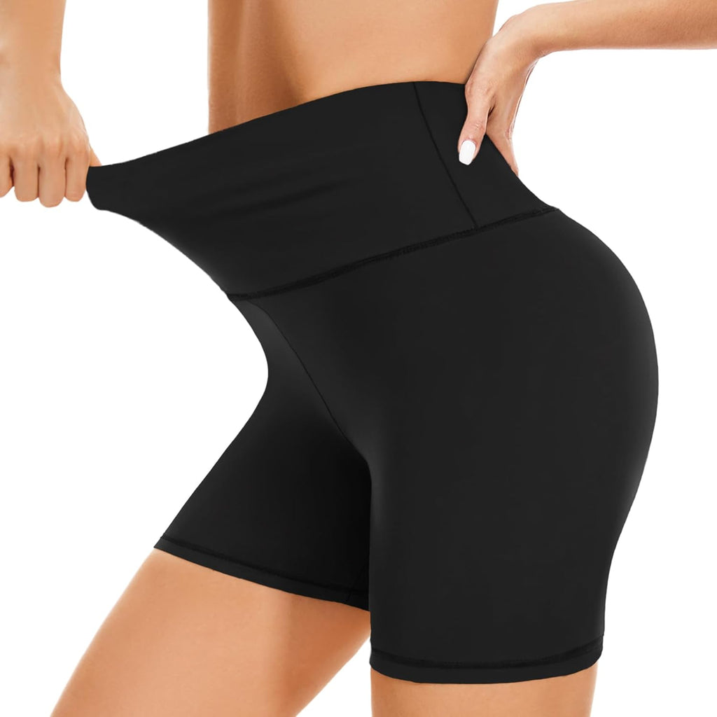 Women's High Waisted Biker Shorts — Tummy Control Gym, Yoga & Running Leggings