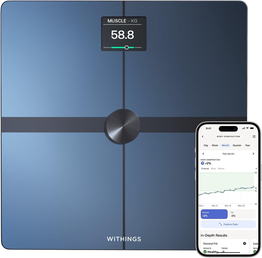 WITHINGS Body Smart Scale — Wi-Fi & Bluetooth Body Composition Scale
