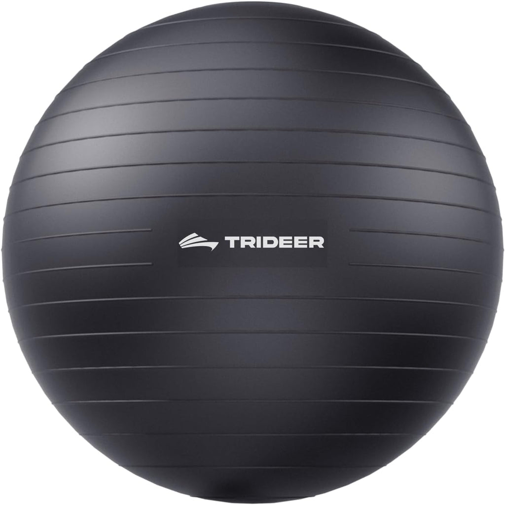 Trideer Exercise & Yoga Ball — Anti-Burst Gym Ball for Pilates & Office Chair