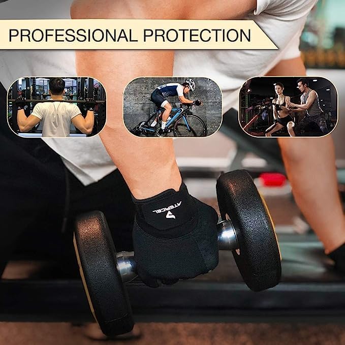 ATERCEL Weightlifting Gloves — Breathable Gym Gloves for CrossFit, Training & Cycling