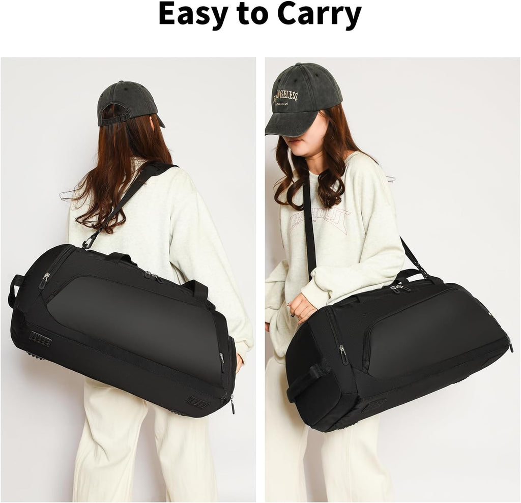Waterproof Gym Duffle Bag 40L — Sports Holdall with Shoe Compartment