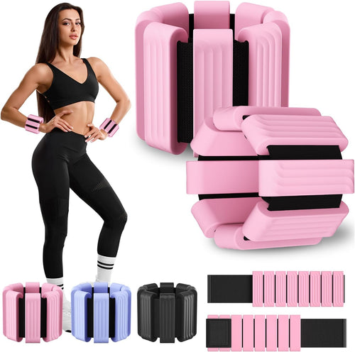 Ankle & Wrist Weights Set of 2 — Adjustable Wearable Weights for Yoga & Running