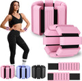 Ankle & Wrist Weights Set of 2 — Adjustable Wearable Weights for Yoga & Running