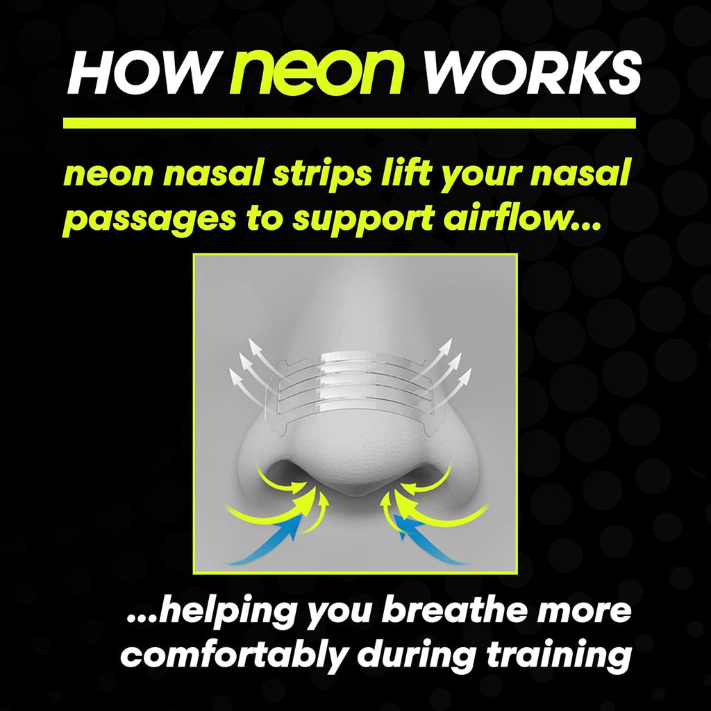 Nasal Strips 60 Pack — Clear Breathing Strips for Sport, Snoring & Sleep