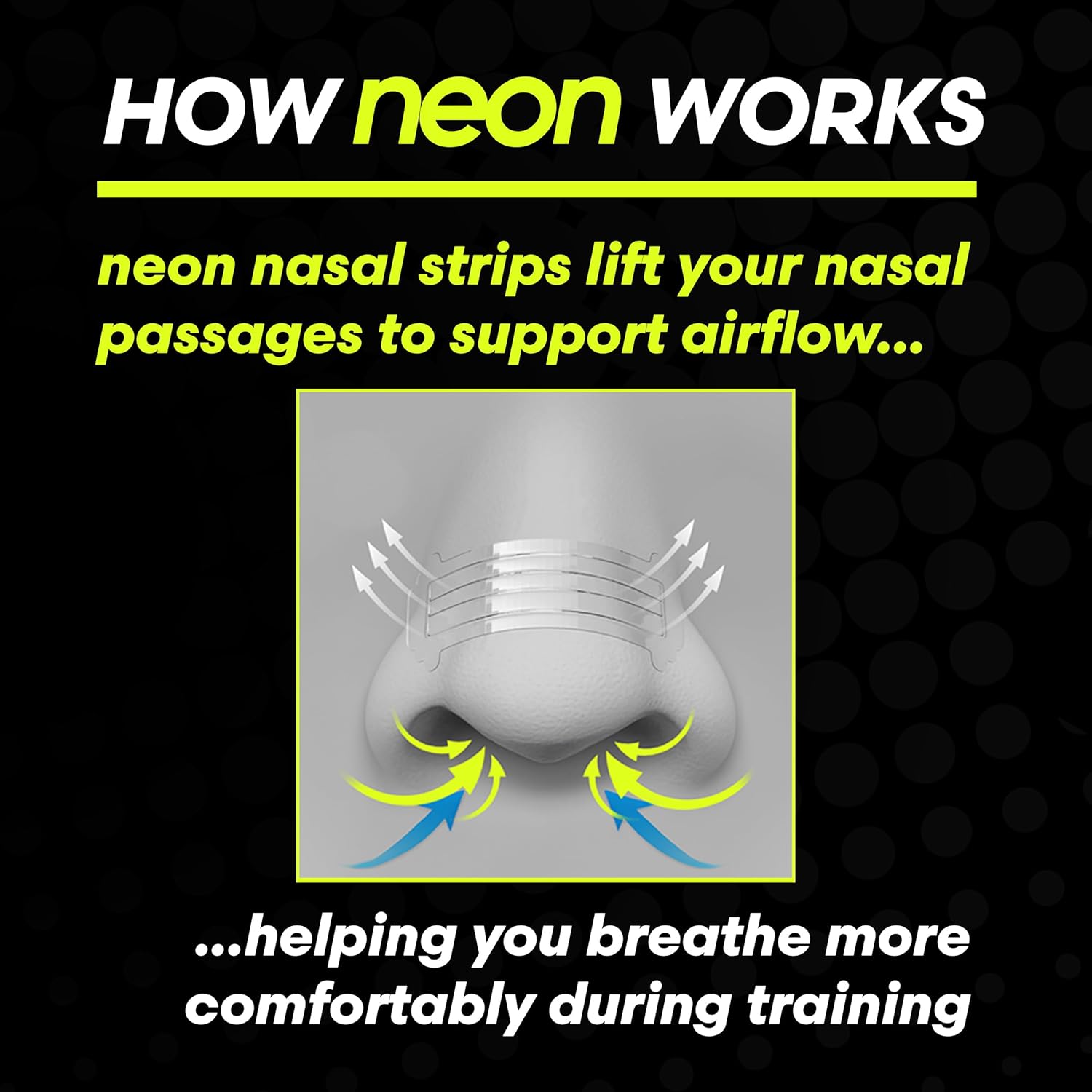 Nasal Strips 60 Pack — Clear Breathing Strips for Sport, Snoring & Sleep