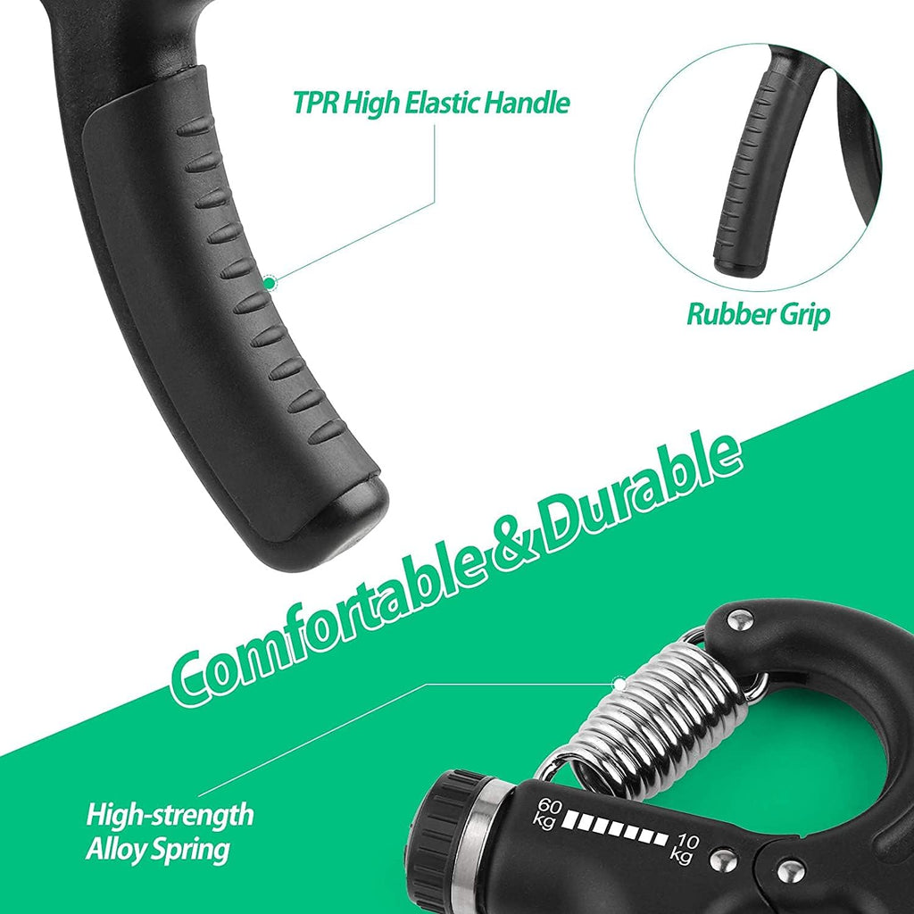NIYIKOW Hand Grip Strengthener — Adjustable 10-60kg Forearm & Wrist Trainer