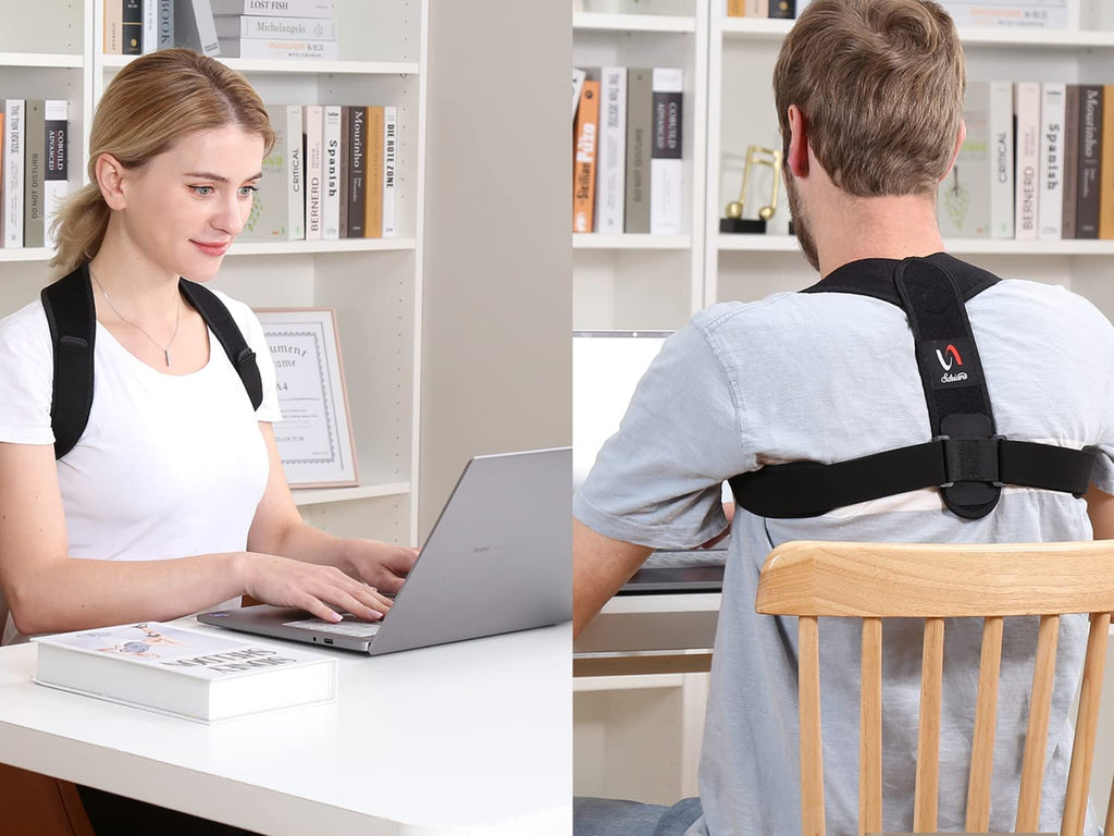 Schiara Posture Corrector — Comfortable Adjustable Back, Shoulder & Neck Brace