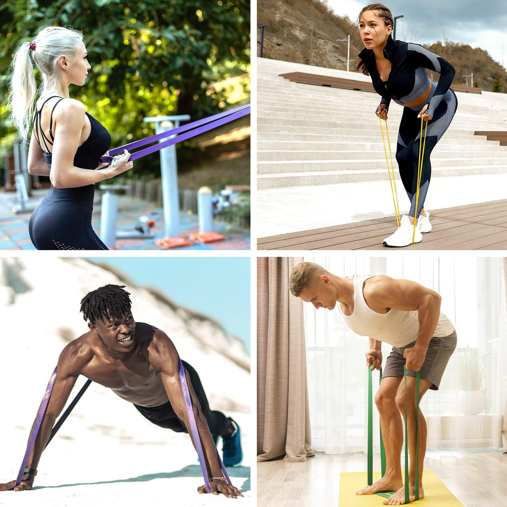 FitBeast Pull Up Assist Bands — 5-Level Resistance Bands for Calisthenics