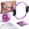 LIONSCOOL Pilates Ring Set — 14 inch Magic Circle with Mini Ball & Bands