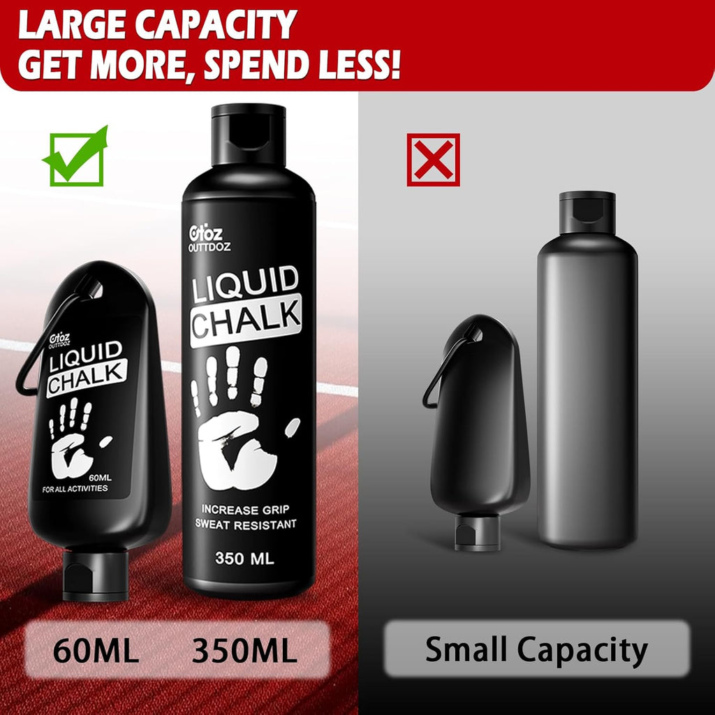 Superior Grip Liquid Chalk — Mess-Free Gym Chalk for Lifting & Climbing