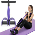 Abdominal Trainer Sit-Up Bands — 6-Tube Full Body Home Workout Expander