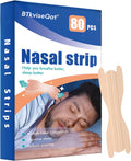 Nasal Strips 80 Pack — Drug-Free Nose Strips for Breathing, Sport & Snoring