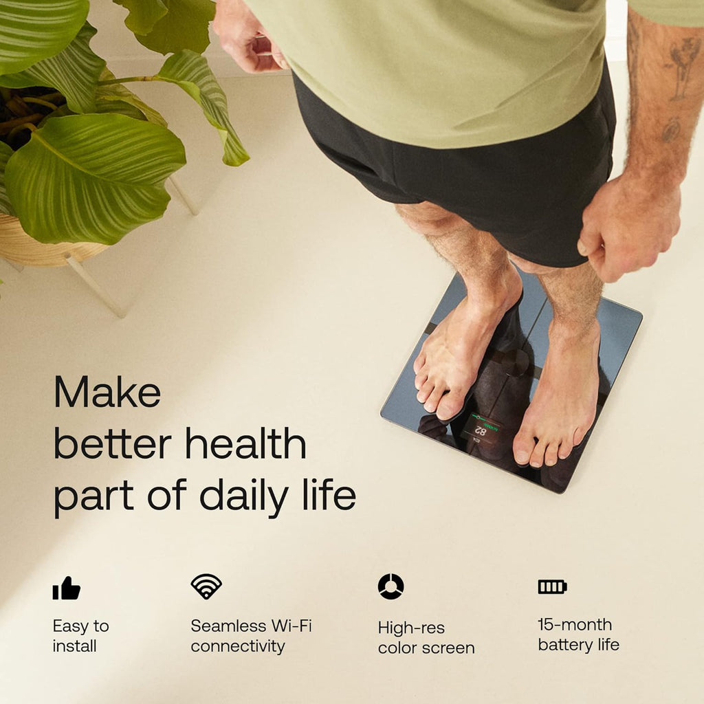 WITHINGS Body Smart Scale — Wi-Fi & Bluetooth Body Composition Scale