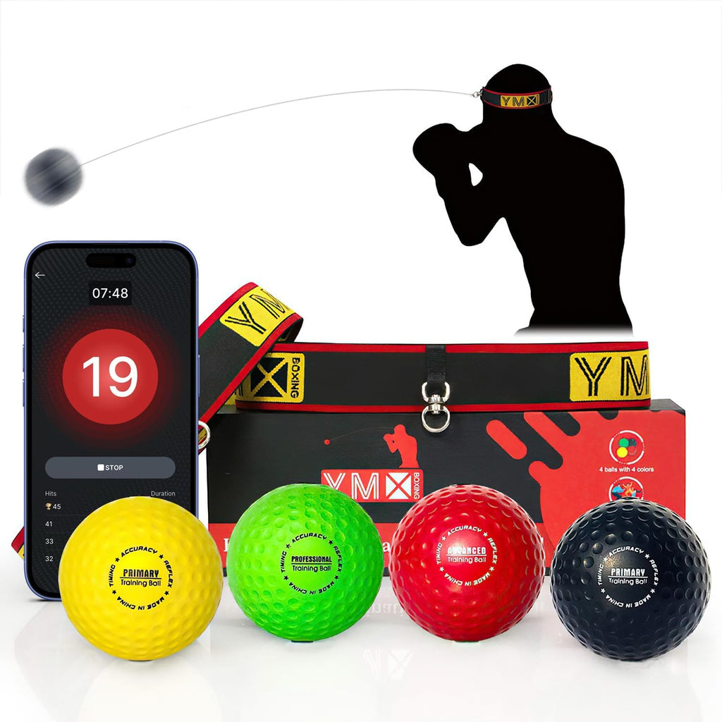YMX Boxing Reaction Ball Set — Reflex & Hand-Eye Training for Boxing & MMA