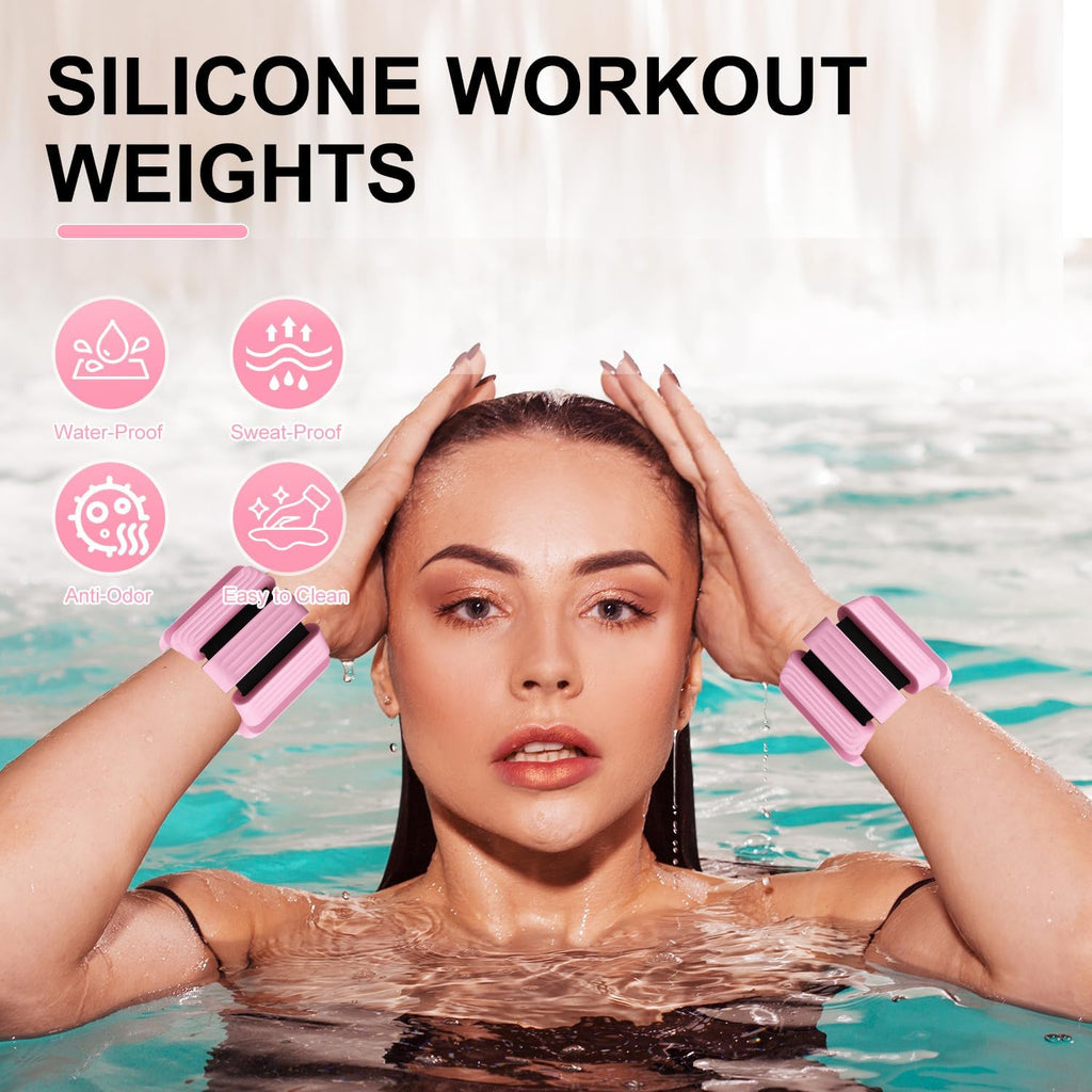 Ankle & Wrist Weights Set of 2 — Adjustable Wearable Weights for Yoga & Running