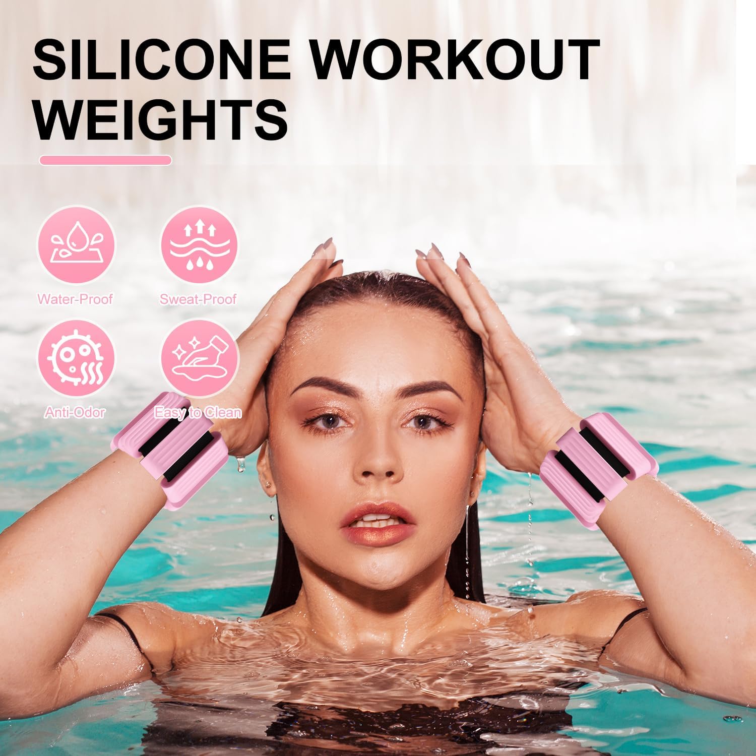 Ankle & Wrist Weights Set of 2 — Adjustable Wearable Weights for Yoga & Running
