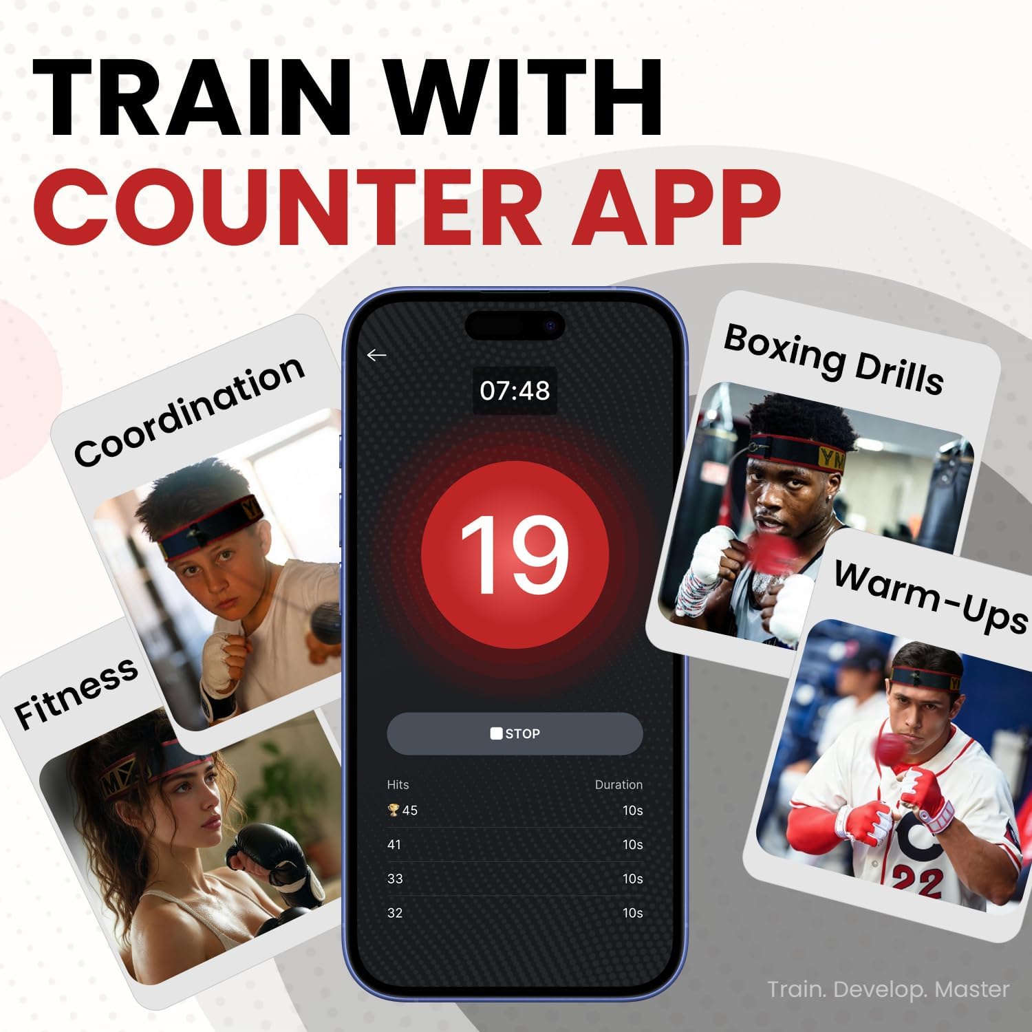 YMX Boxing Reaction Ball Set — Reflex & Hand-Eye Training for Boxing & MMA