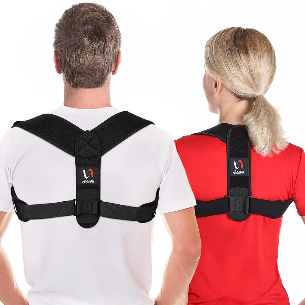 Schiara Posture Corrector — Comfortable Adjustable Back, Shoulder & Neck Brace