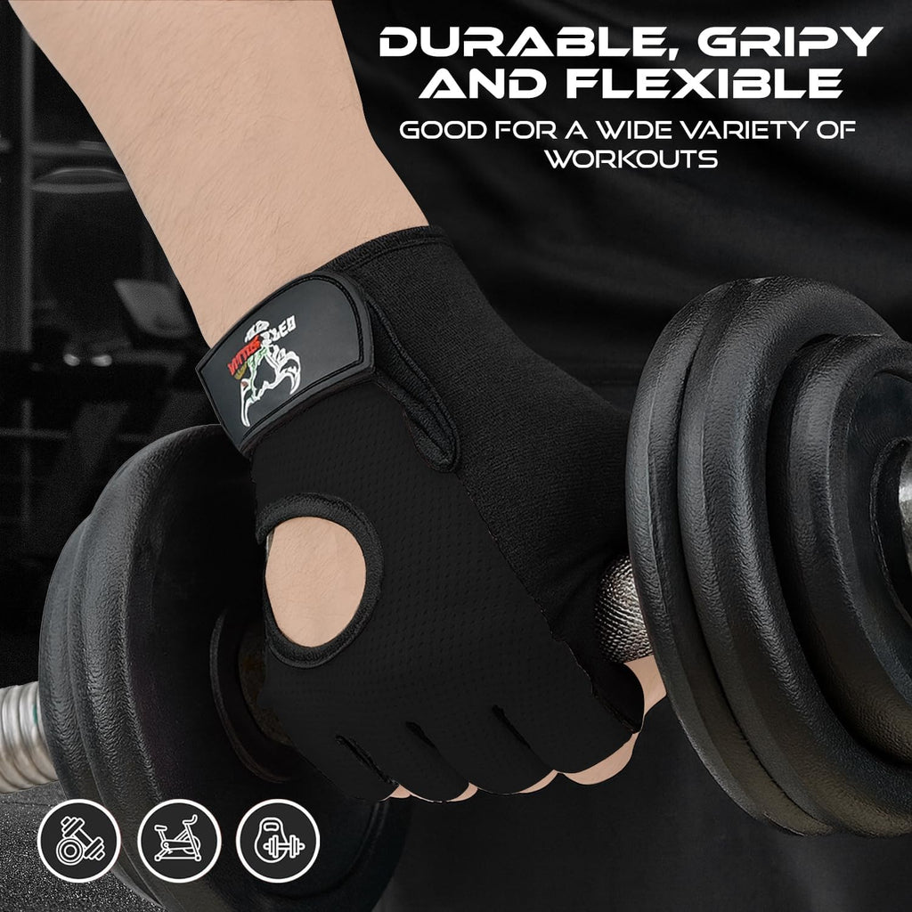 BEAST RAGE Weight Lifting Gloves — Non-Slip Gym Gloves for Men & Women