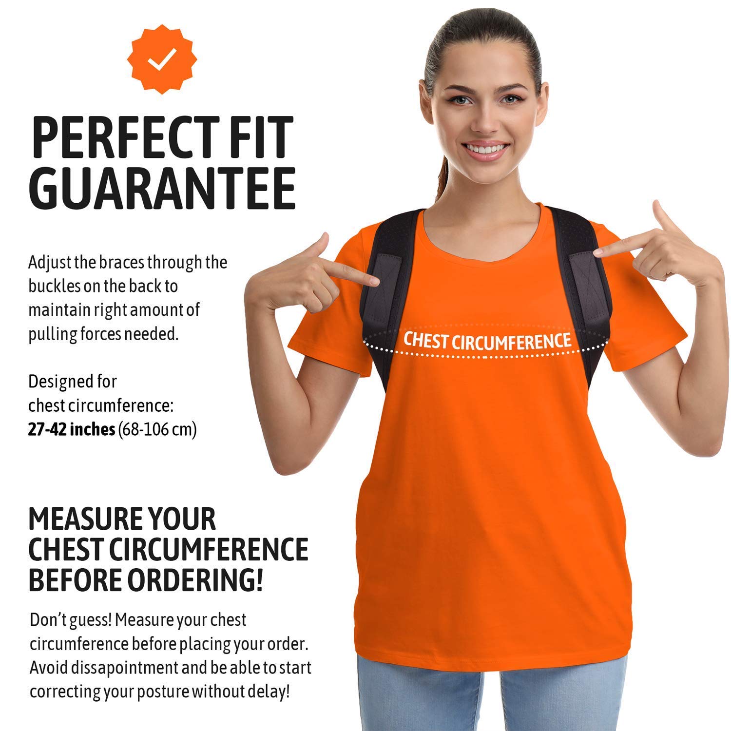 Posture Corrector — Adjustable Clavicle Back Brace for Neck & Shoulder Relief