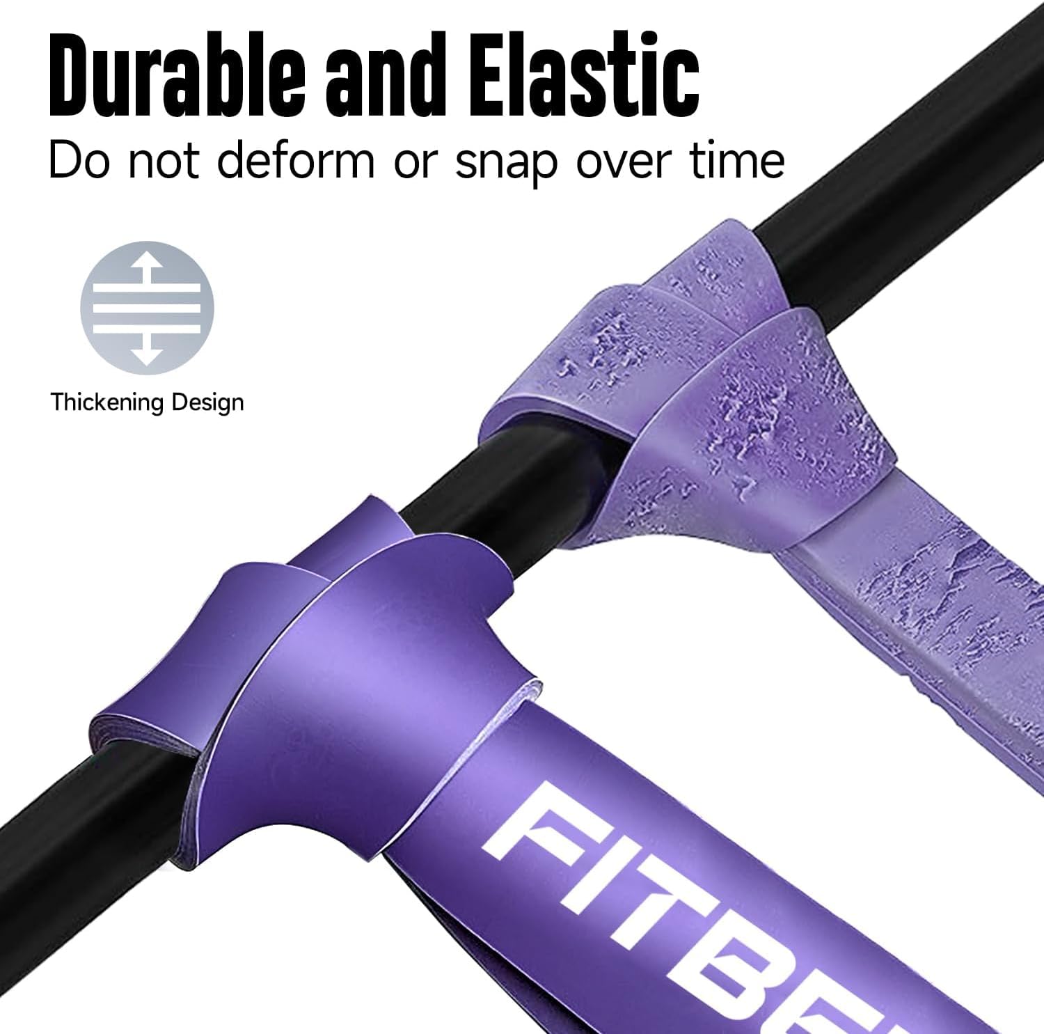 FitBeast Pull Up Assist Bands — 5-Level Resistance Bands for Calisthenics