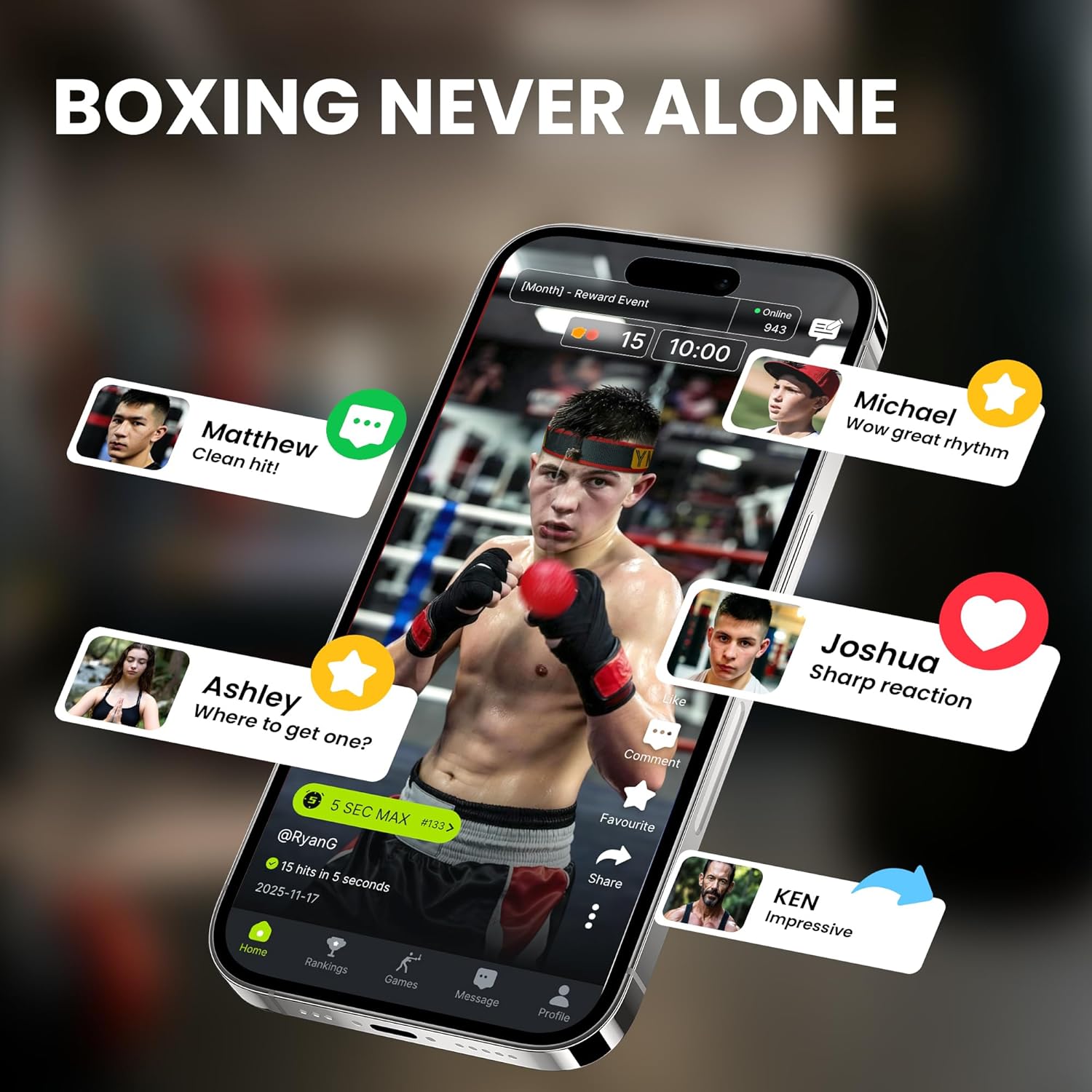 YMX Boxing Reaction Ball Set — Reflex & Hand-Eye Training for Boxing & MMA
