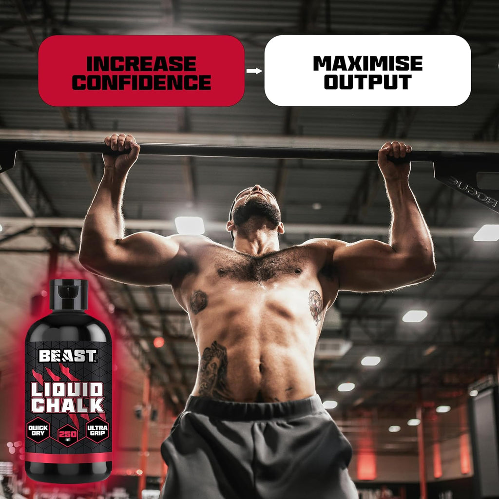 Alpha Designs Beast Liquid Chalk 250ml — Grip Chalk for Lifting & Climbing