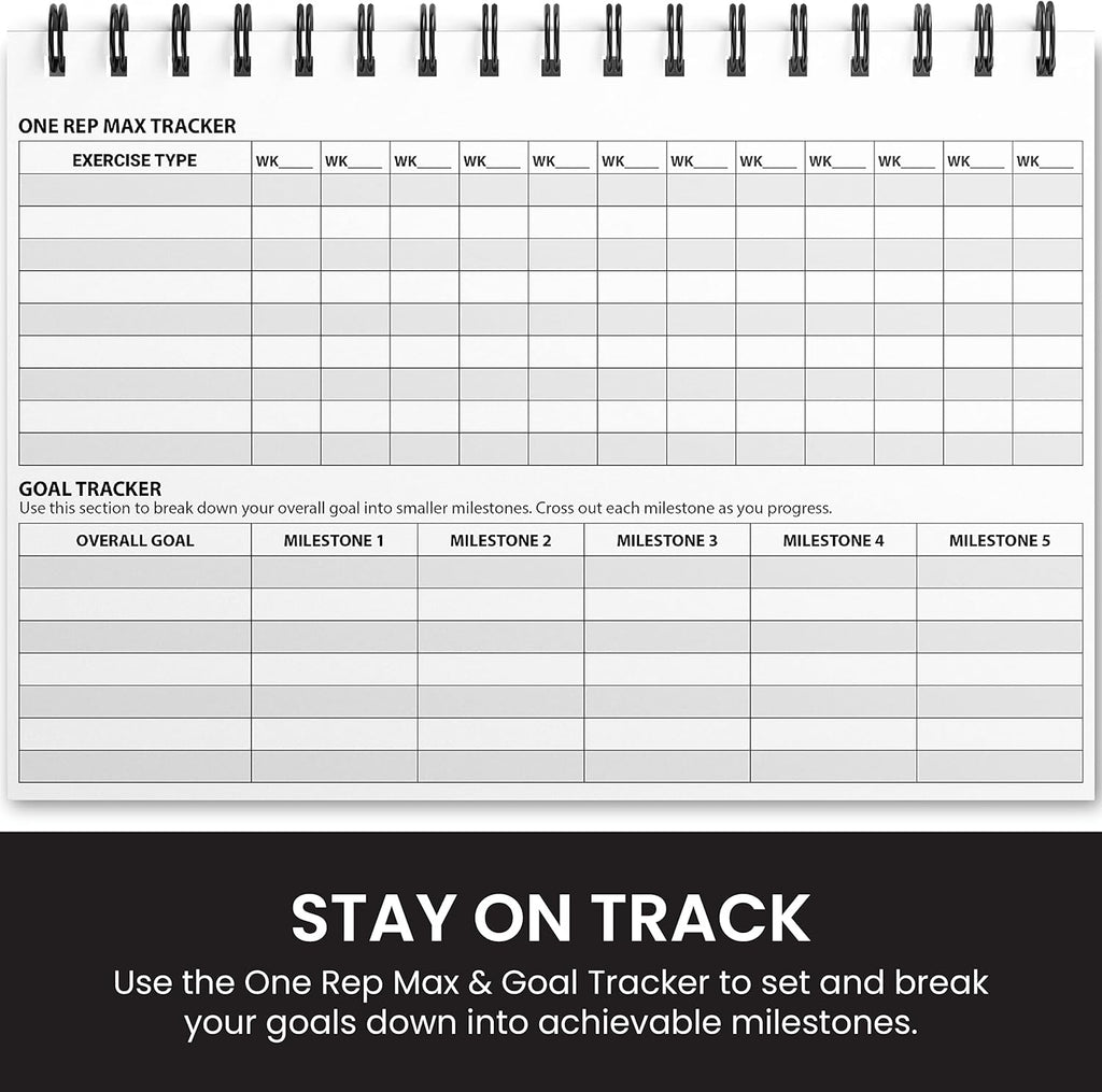 Ultimate Gym Workout Log Book — 100 Page A5 Training Planner & Fitness Journal
