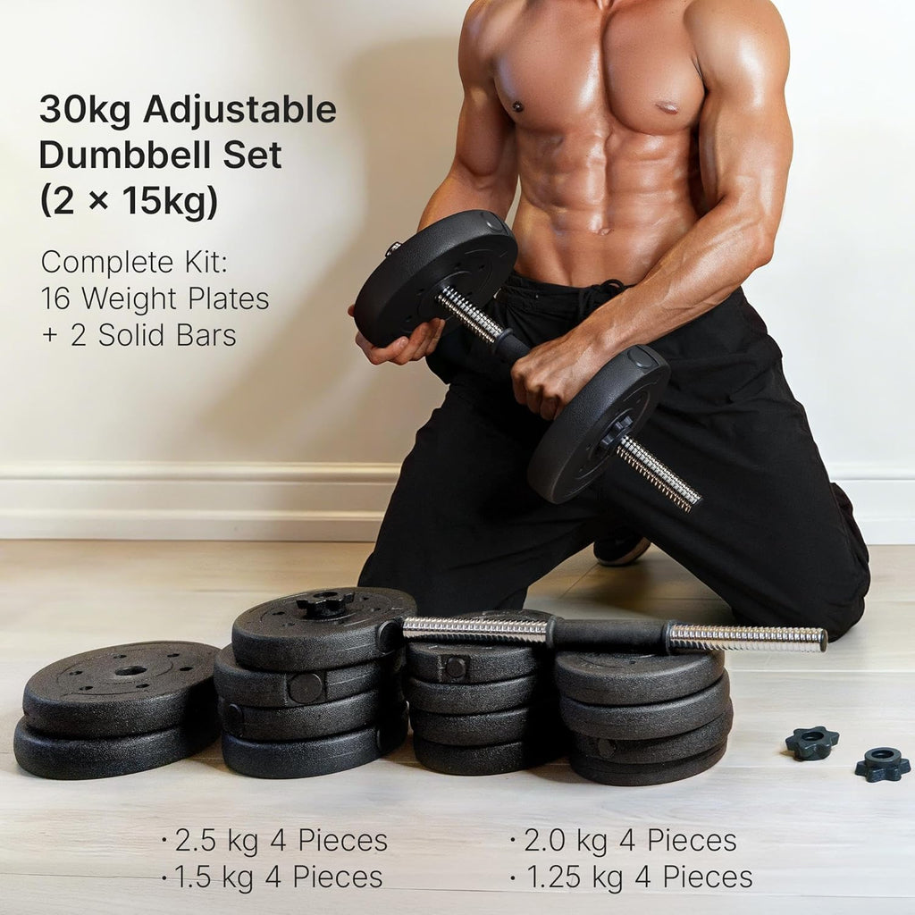 Yaheetech Adjustable Dumbbell Set — Home Gym Free Weights for Strength Training