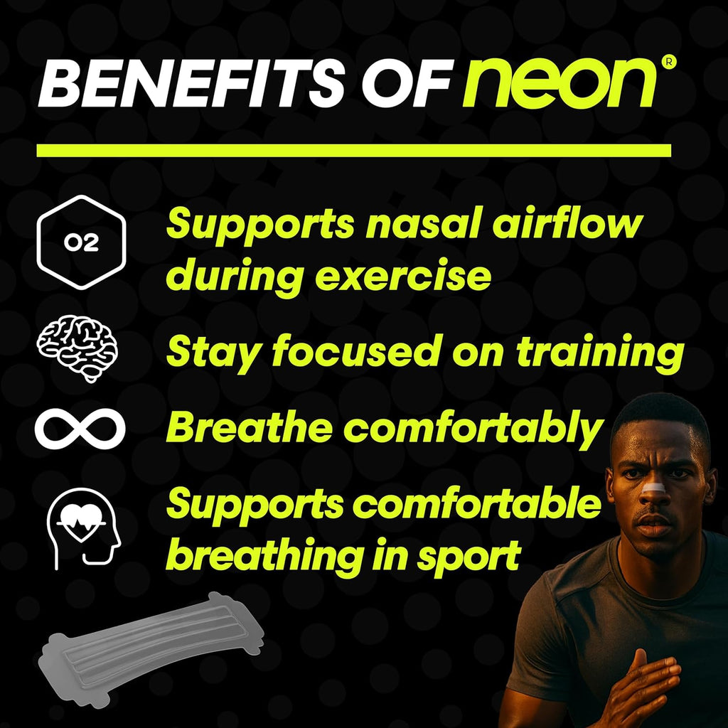 Nasal Strips 60 Pack — Clear Breathing Strips for Sport, Snoring & Sleep