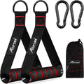 HPYGN Resistance Band Handles — Gym Cable Grips with Carabiner Hooks (Pair)