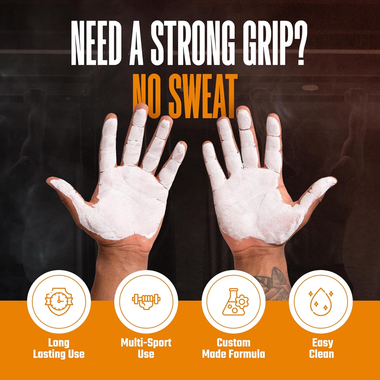 Liquid Chalk by NOVU — Sweat-Free Sports Grip Chalk for Gym & Climbing