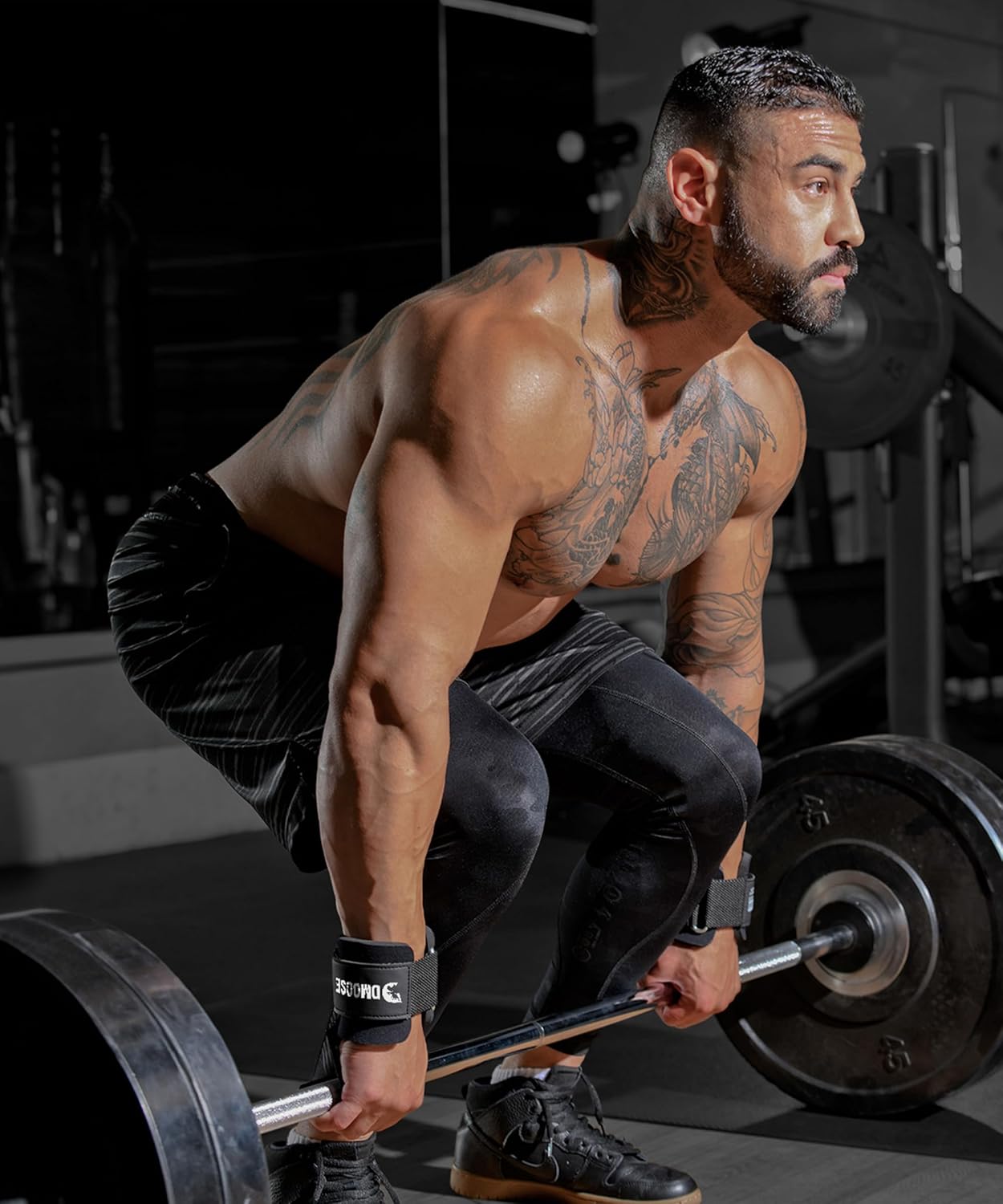 DMoose Weight Lifting Hooks (Pair) — Heavy-Duty Wrist Straps for Deadlifts