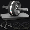 EnterSports Ab Roller Wheel Set on onyx background