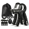 Vexloria Hand Grip Strengthener on onyx background