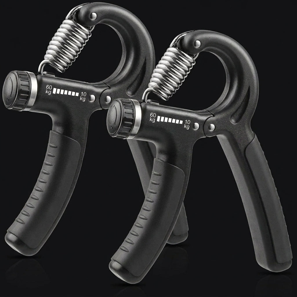 NIYIKOW Hand Grip Strengthener on onyx background