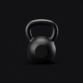 Cast Iron Kettlebell on onyx background