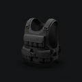 Adjustable Weighted Vest on onyx background