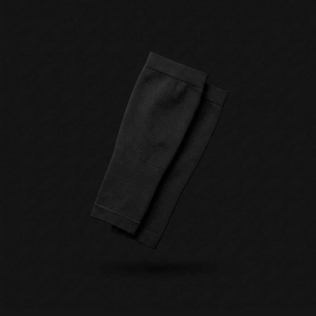 Compression Calf Sleeves Pair on onyx background