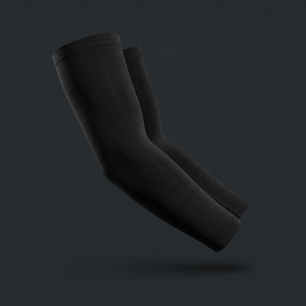 Compression Arm Sleeves Pair on onyx background