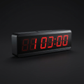 HIIT Interval Gym Timer on onyx background