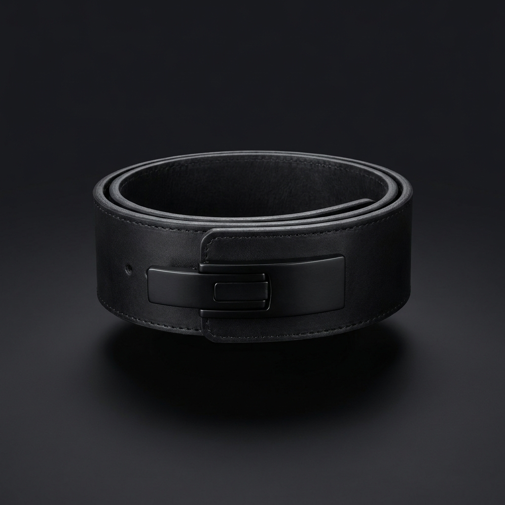 Lever Weightlifting Belt on onyx background