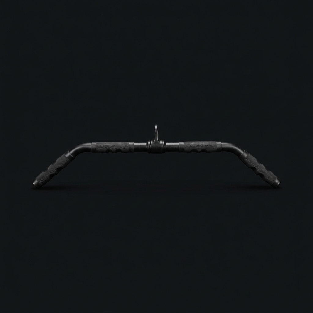 Lat Pulldown Bar Attachment on onyx background
