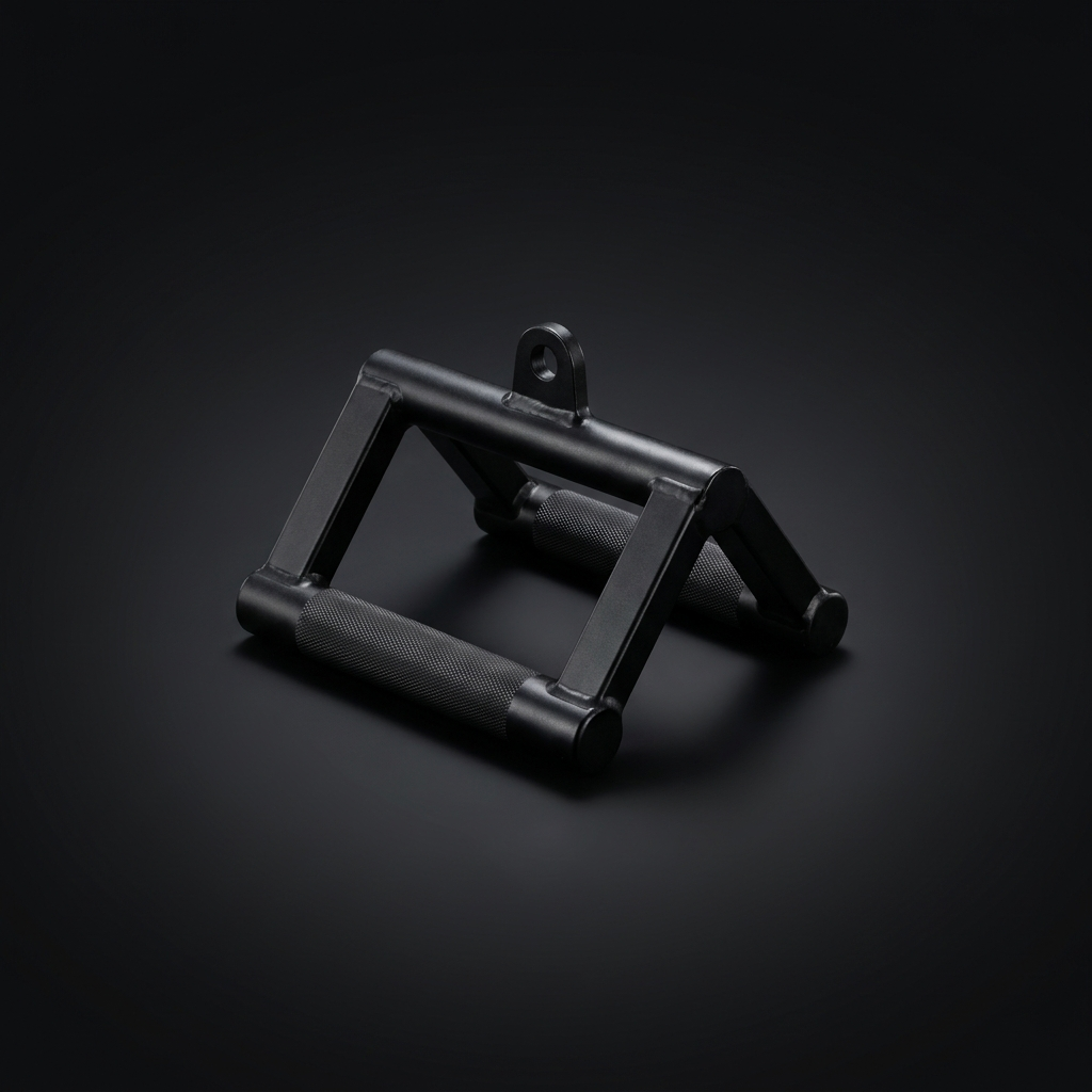 Tricep Push-Down Bar on onyx background