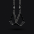 Ab Straps for Hanging Leg Raises on onyx background
